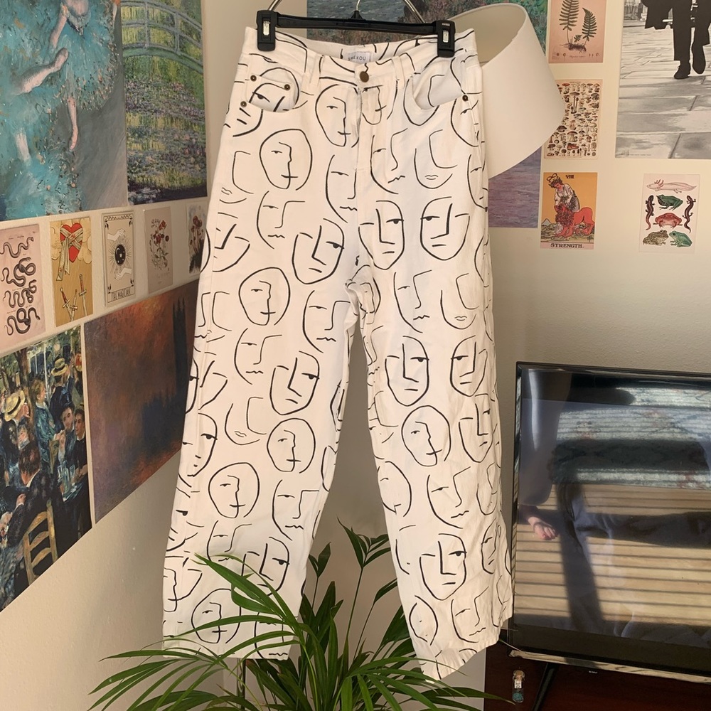 Patterned Jeans - image 1